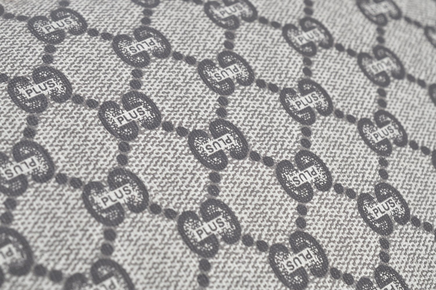 Authentic GUCCI GG Plus Clutch Hand Bag Purse GG PVC Leather Brown K5371