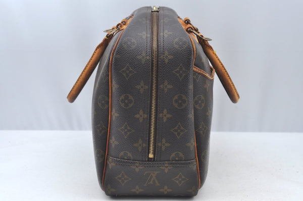 Authentic Louis Vuitton Monogram Deauville Hand Bag M47270 LV K5373