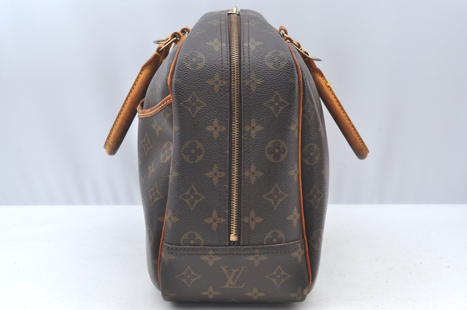 Authentic Louis Vuitton Monogram Deauville Hand Bag M47270 LV K5373