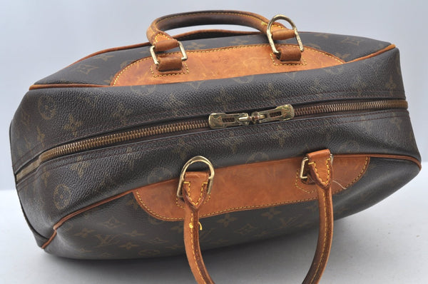 Authentic Louis Vuitton Monogram Deauville Hand Bag M47270 LV K5373