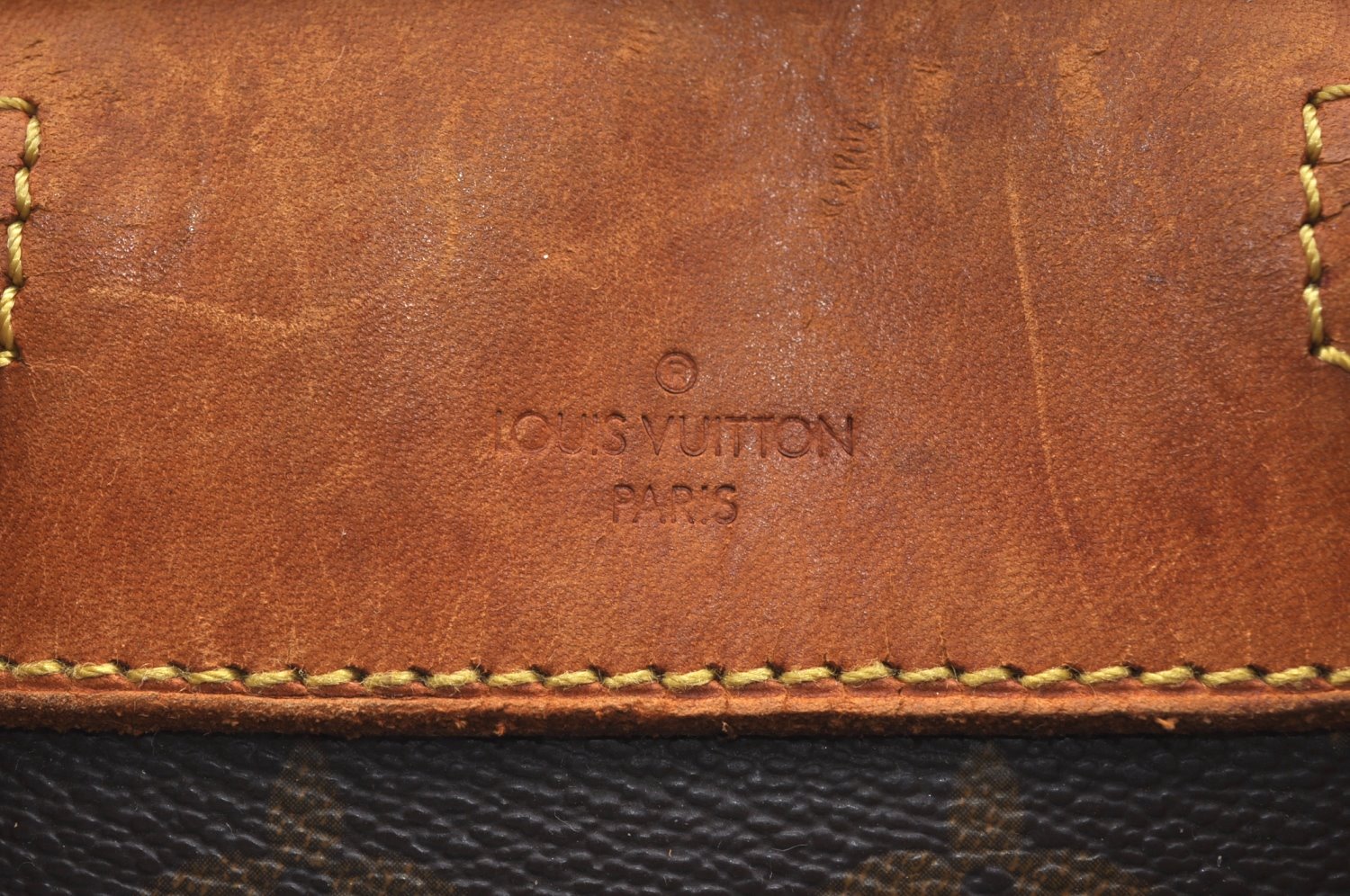 Authentic Louis Vuitton Monogram Deauville Hand Bag M47270 LV K5373