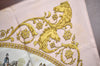 Authentic HERMES Carre 90 Scarf "LA PROMENADE DE LONGCHAMPS" Silk Pink K5379