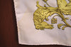 Authentic HERMES Carre 90 Scarf "LA PROMENADE DE LONGCHAMPS" Silk Pink K5379