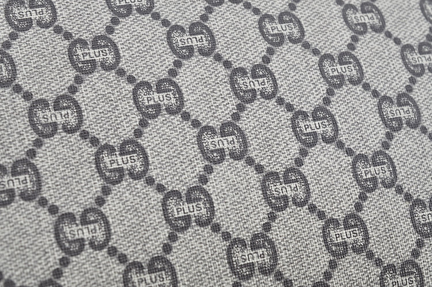 Authentic GUCCI GG Plus Clutch Hand Bag Purse GG PVC Leather Brown K5382