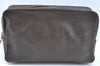 Auth Louis Vuitton Monogram Trousse Toilette 28 Clutch Hand Bag M47522 LV K5383