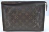 Auth Louis Vuitton Monogram Poche Toilette 26 Cosmetics Pouch Old Model LV K5388