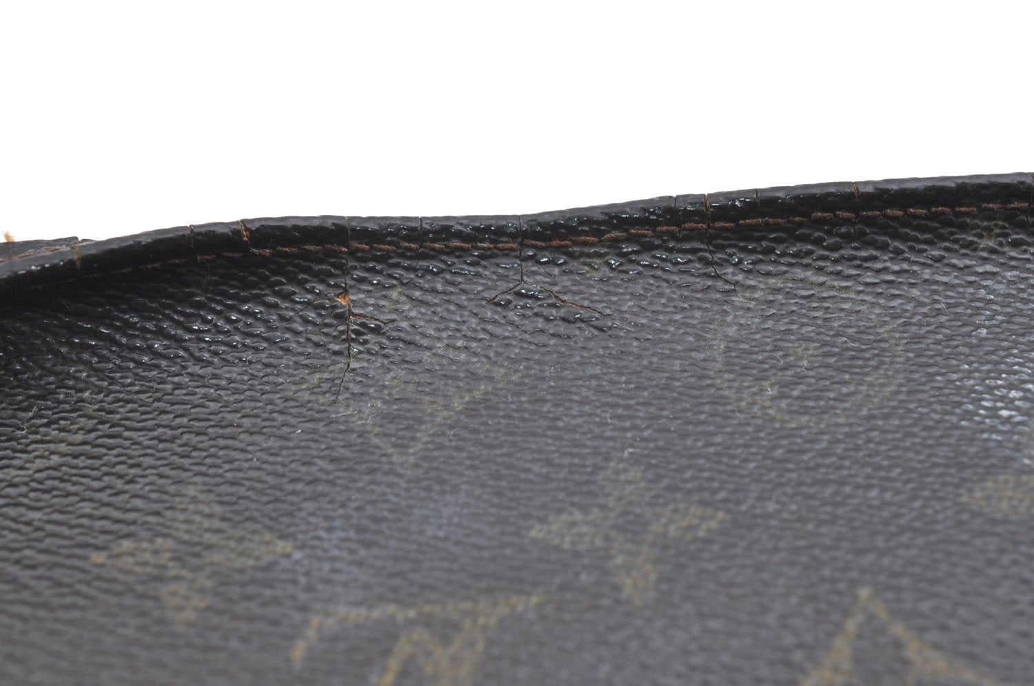 Auth Louis Vuitton Monogram Poche Toilette 26 Cosmetics Pouch Old Model LV K5388