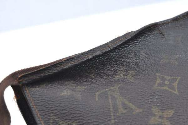 Auth Louis Vuitton Monogram Poche Toilette 26 Cosmetics Pouch Old Model LV K5388