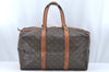 Authentic Louis Vuitton Monogram Sac Souple 45 Hand Boston Bag M41624 LV K5392