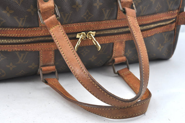 Authentic Louis Vuitton Monogram Sac Souple 45 Hand Boston Bag M41624 LV K5392