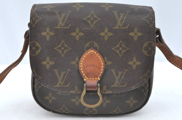 Auth Louis Vuitton Monogram Saint Cloud MM M51243 Shoulder Cross Bag Junk K5393