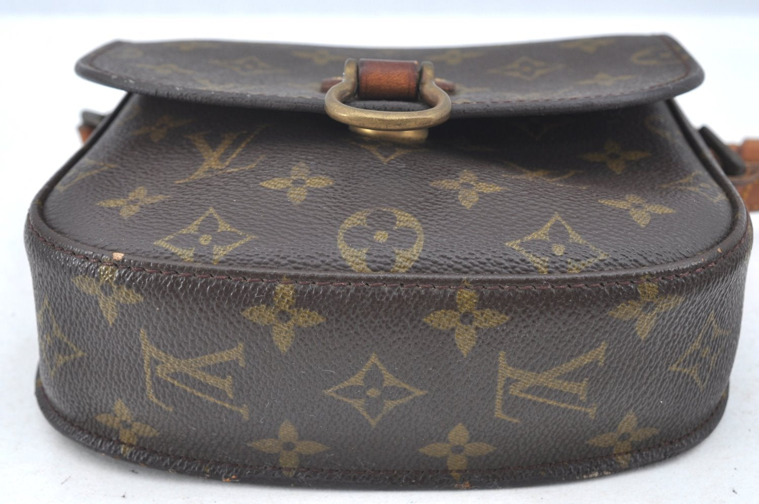 Auth Louis Vuitton Monogram Saint Cloud MM M51243 Shoulder Cross Bag Junk K5393