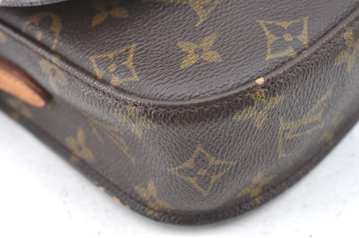 Auth Louis Vuitton Monogram Saint Cloud MM M51243 Shoulder Cross Bag Junk K5393