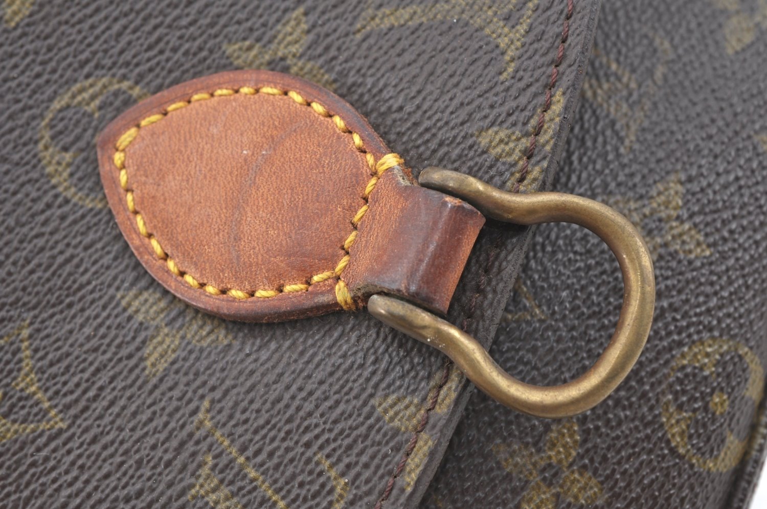 Auth Louis Vuitton Monogram Saint Cloud MM M51243 Shoulder Cross Bag Junk K5393