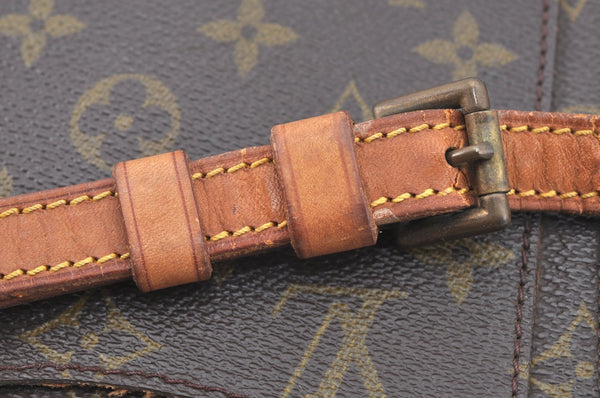 Auth Louis Vuitton Monogram Saint Cloud MM M51243 Shoulder Cross Bag Junk K5393