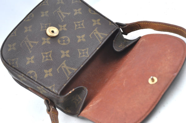 Auth Louis Vuitton Monogram Saint Cloud MM M51243 Shoulder Cross Bag Junk K5393