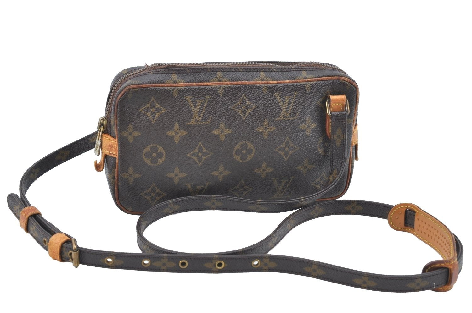 Authentic Louis Vuitton Monogram Marly Bandouliere Shoulder Bag M51828 LV K5411