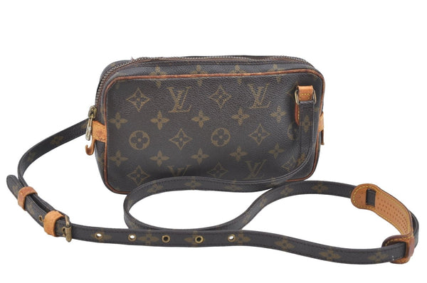 Authentic Louis Vuitton Monogram Marly Bandouliere Shoulder Bag M51828 LV K5411