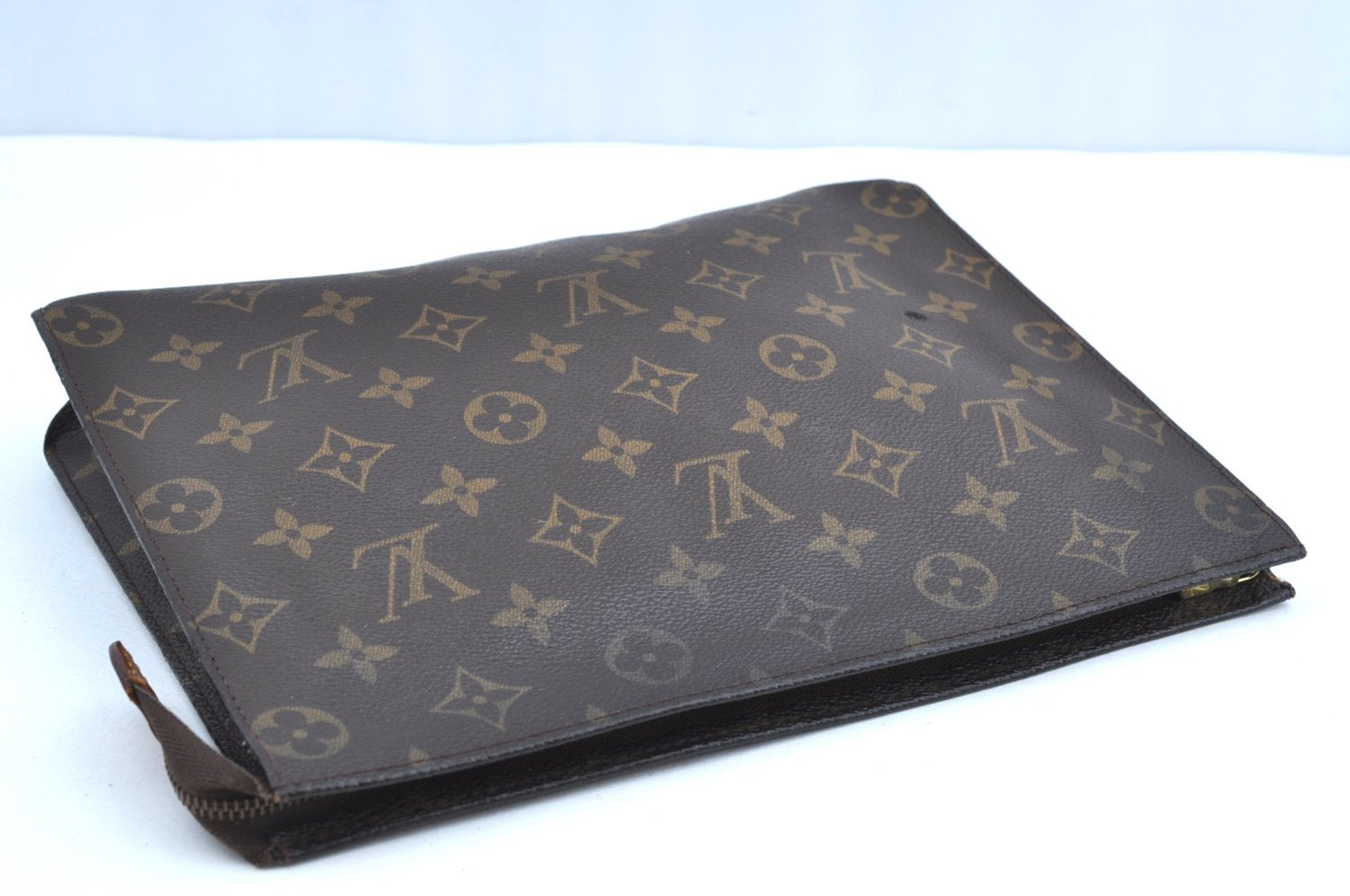 Auth Louis Vuitton Monogram Poche Toilette 26 Cosmetics Pouch Old Model LV K5413