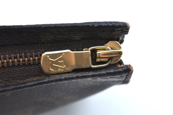 Auth Louis Vuitton Monogram Poche Toilette 26 Cosmetics Pouch Old Model LV K5413