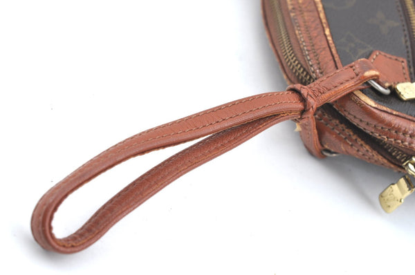 Authentic Louis Vuitton Monogram Pochette Sport Clutch Hand Bag Old Model K5415