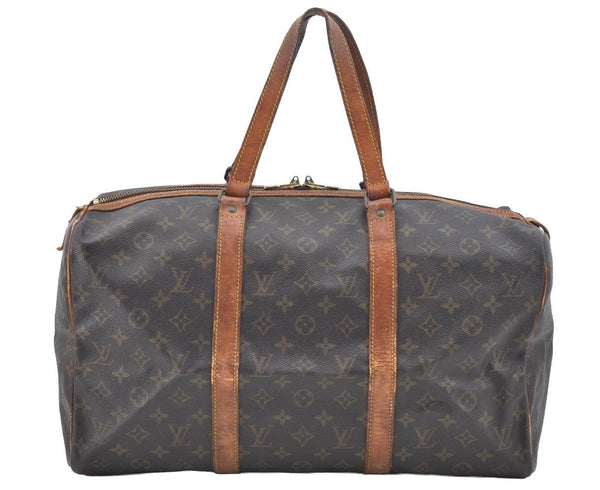 Authentic Louis Vuitton Monogram Sac Souple 45 Hand Boston Bag M41624 LV K5417