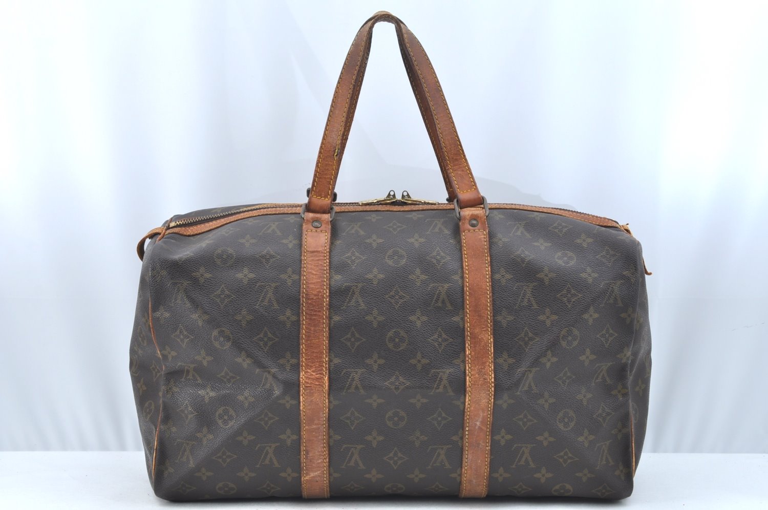 Authentic Louis Vuitton Monogram Sac Souple 45 Hand Boston Bag M41624 LV K5417