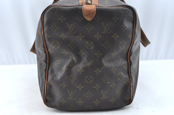 Authentic Louis Vuitton Monogram Sac Souple 45 Hand Boston Bag M41624 LV K5417