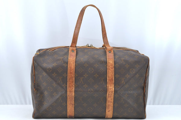 Authentic Louis Vuitton Monogram Sac Souple 45 Hand Boston Bag M41624 LV K5419