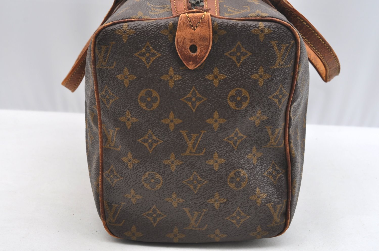 Authentic Louis Vuitton Monogram Sac Souple 35 Hand Boston Bag Old Model K5420