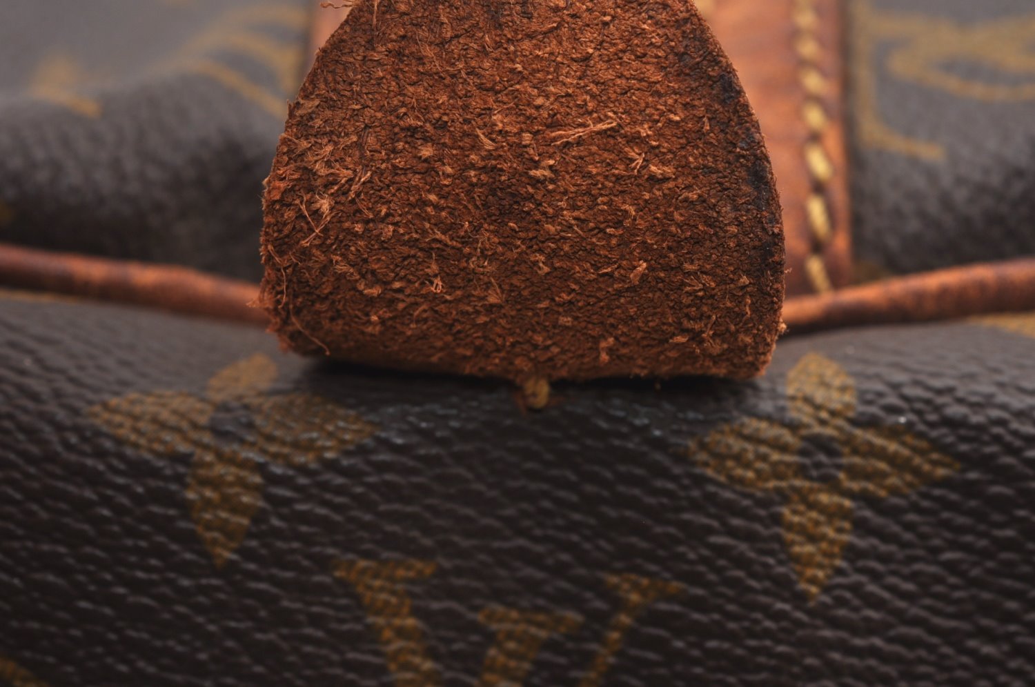 Authentic Louis Vuitton Monogram Sac Souple 35 Hand Boston Bag Old Model K5420