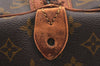 Authentic Louis Vuitton Monogram Sac Souple 35 Hand Boston Bag Old Model K5420