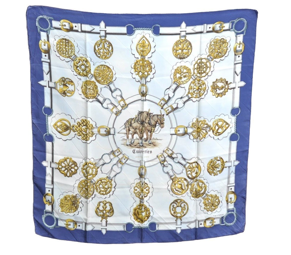 Authentic HERMES Carre 90 Scarf 