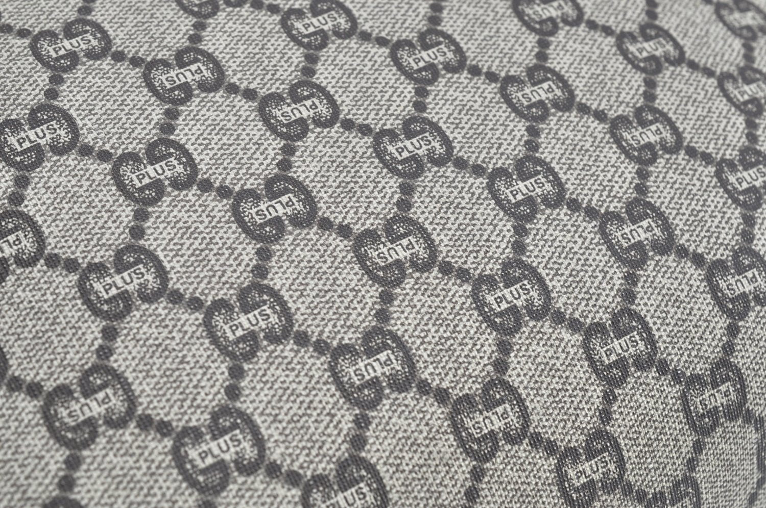 Authentic GUCCI GG Plus Clutch Hand Bag Purse GG PVC Leather Brown K5428