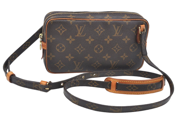 Auth Louis Vuitton Monogram Marly Bandouliere Shoulder Cross Bag M51828 LV K5462