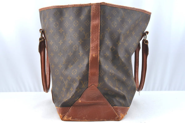 Auth Louis Vuitton Monogram Sac Weekend GM Vintage Tote Hand Bag Old Model K5465