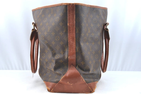Auth Louis Vuitton Monogram Sac Weekend GM Vintage Tote Hand Bag Old Model K5465