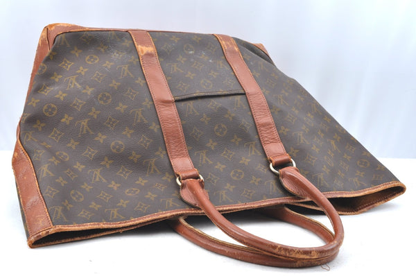 Auth Louis Vuitton Monogram Sac Weekend GM Vintage Tote Hand Bag Old Model K5465