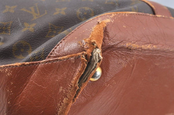 Auth Louis Vuitton Monogram Sac Weekend GM Vintage Tote Hand Bag Old Model K5465