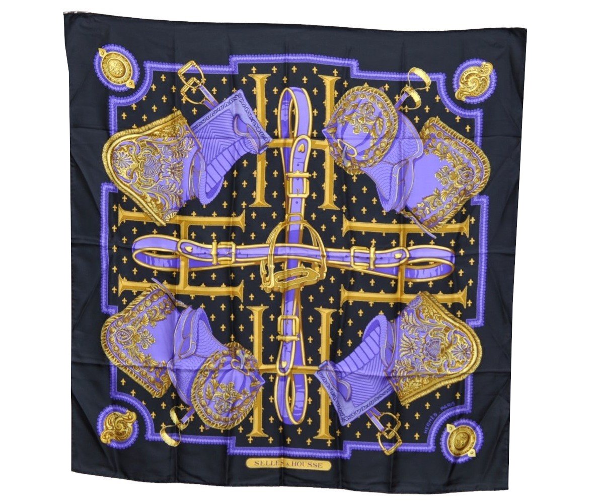 Authentic HERMES Carre 90 Scarf 