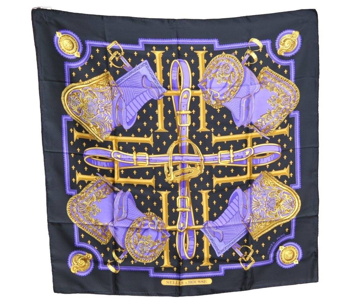 Authentic HERMES Carre 90 Scarf 