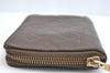 Authentic Louis Vuitton Monogram Empreinte Zippy Coin Purse M60553 Brown K5469