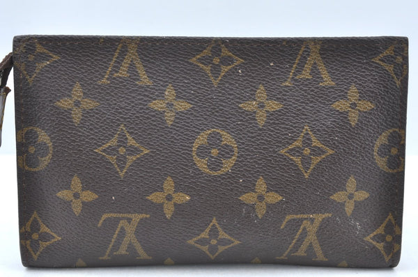 Authentic Louis Vuitton Monogram Pouch For Bucket PM LV K5472