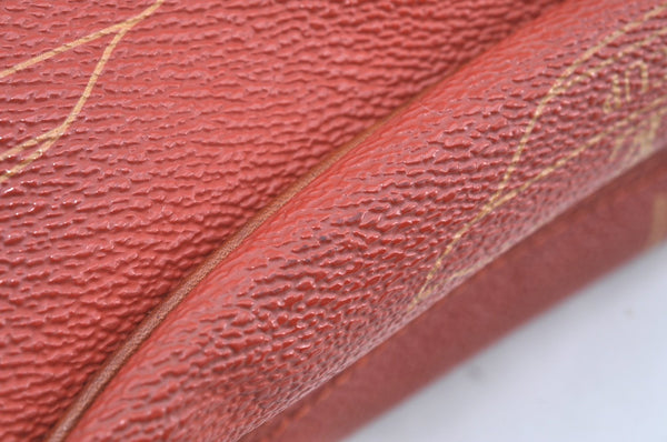 Authentic Louis Vuitton Cup Le Touquet Shoulder Cross Bag Orange M80027 LV K5474