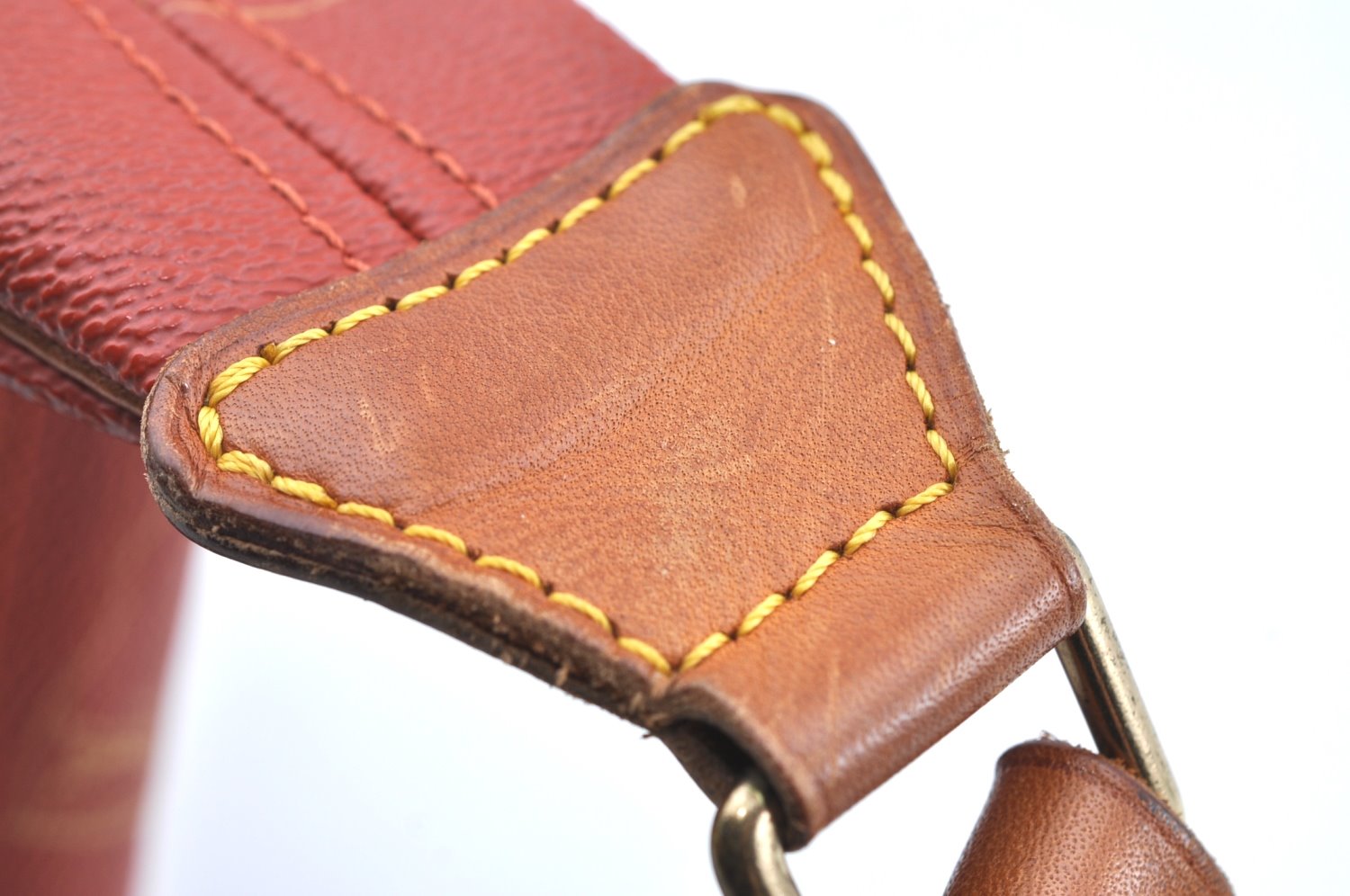 Authentic Louis Vuitton Cup Le Touquet Shoulder Cross Bag Orange M80027 LV K5474