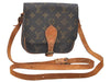 Authentic Louis Vuitton Monogram Cartouchiere PM M51254 Shoulder Cross Bag K5476