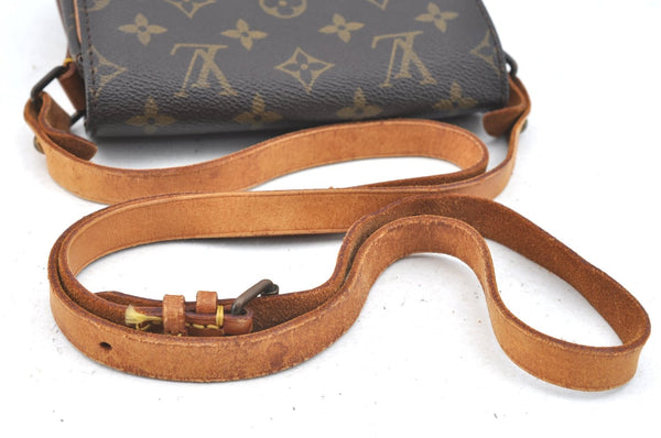 Authentic Louis Vuitton Monogram Cartouchiere PM M51254 Shoulder Cross Bag K5476