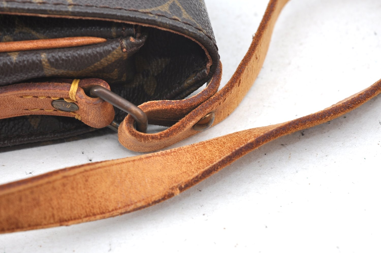 Authentic Louis Vuitton Monogram Cartouchiere PM M51254 Shoulder Cross Bag K5476