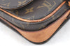 Authentic Louis Vuitton Monogram Cartouchiere PM M51254 Shoulder Cross Bag K5476