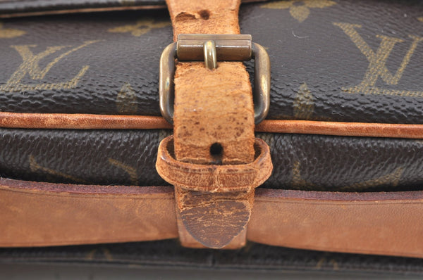 Authentic Louis Vuitton Monogram Cartouchiere PM M51254 Shoulder Cross Bag K5476